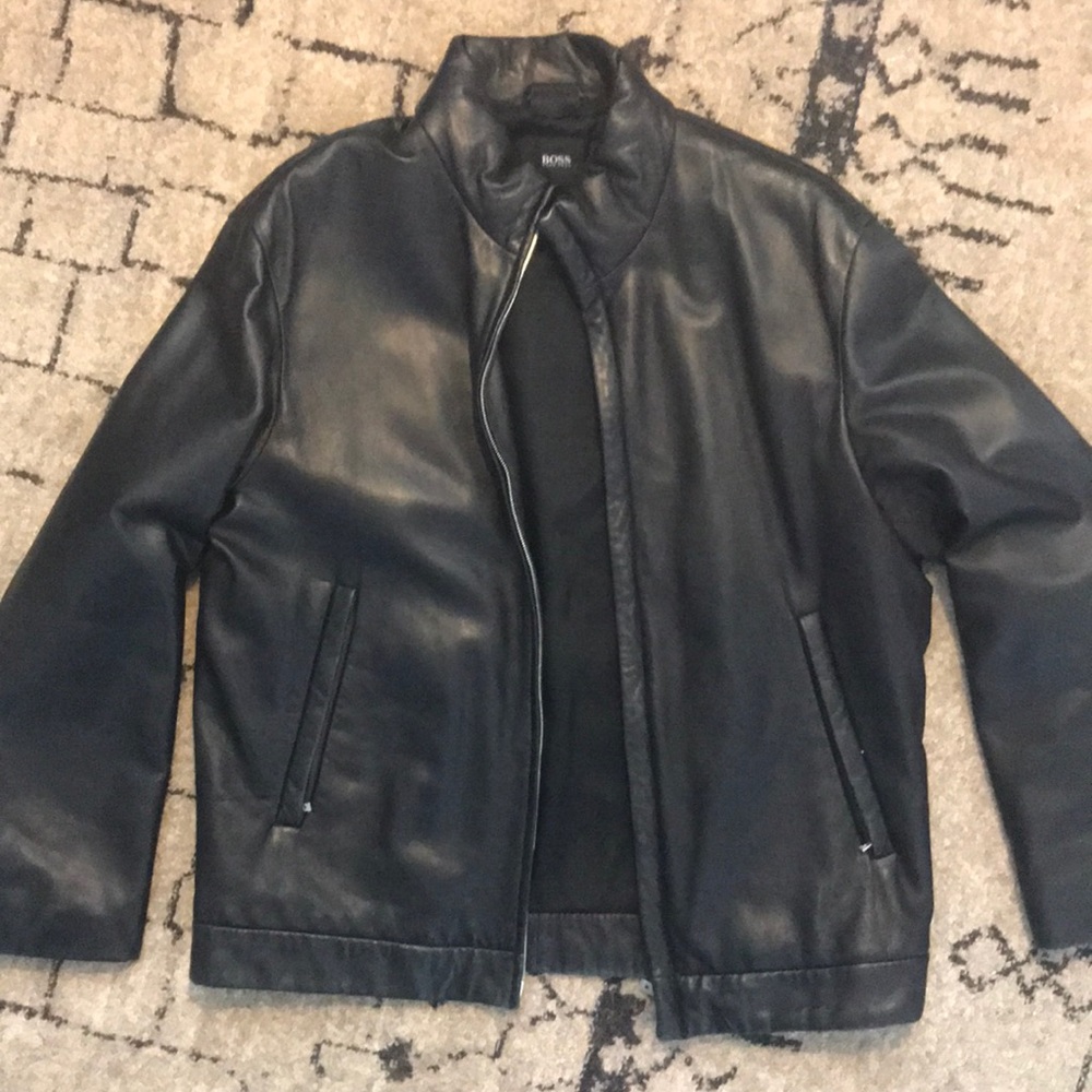 Men’s Hugo Boss Leather Lambskin Jacket